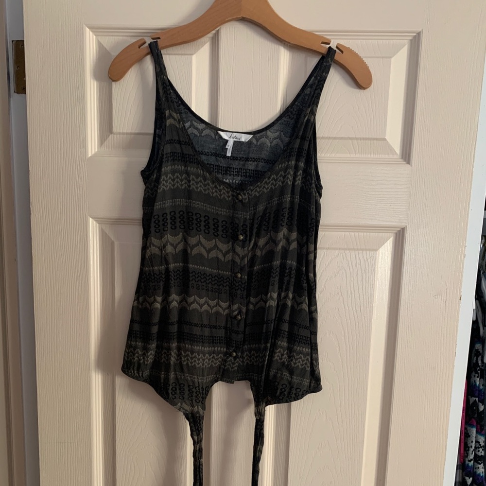 Tribal Front Tie Tank